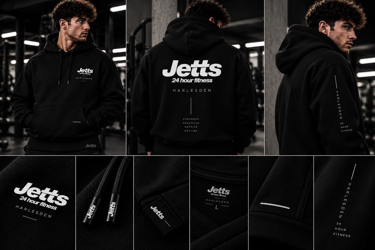 Jetts Harlesden 450 GSM Oversized Hoodie