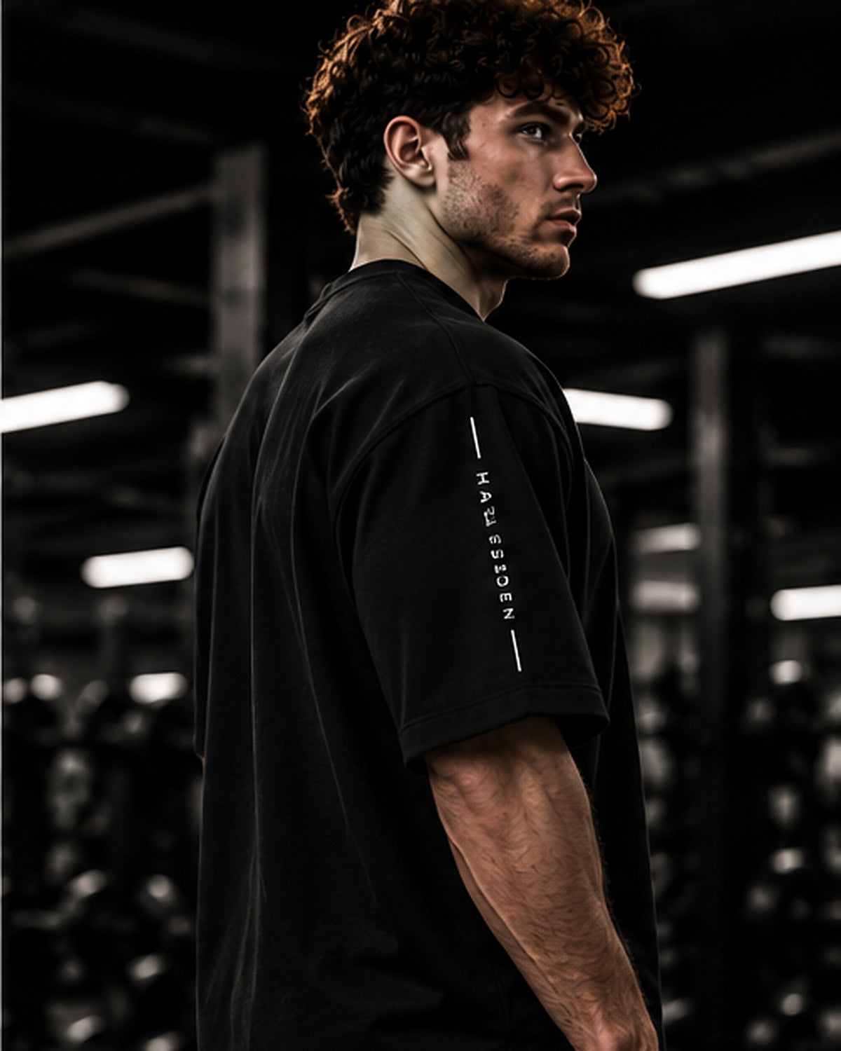 Oversized Heavy GSM Jetts Harleden Tee